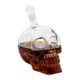 skull whisky Karaf van glas